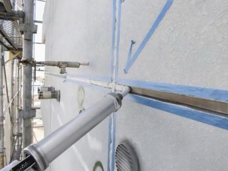 シーリング工事の様子